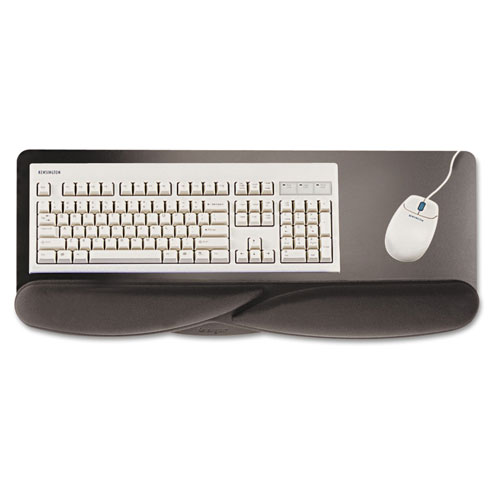 Kensington Wrist Pillow Foam Extended Keyboard Platform Wrist Rest, Black