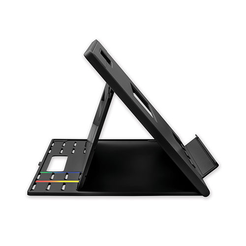 Kensington SmartFit Easy Riser Laptop Cooling Stand, 13 x 9.5 x 0.8 to 7.1, Black