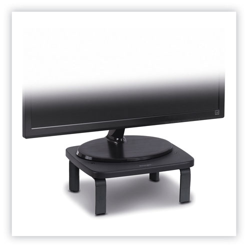 Kensington SmartFit Monitor Stands, 12.25w x 2.25d x 4.75h, Black