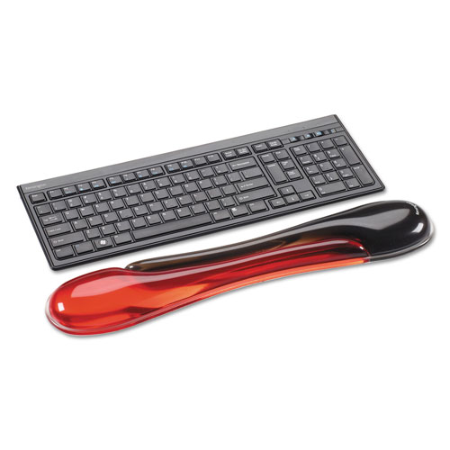 Kensington Duo Gel Wave Keyboard Wrist Rest, Red