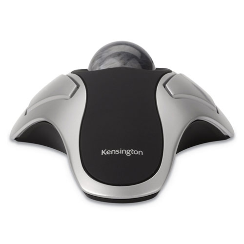 Kensington Orbit Optical Trackball Mouse, USB 2.0, Left/Right Hand Use, Black/Silver