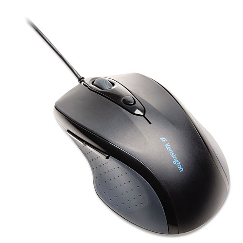 Acco Pro Fit Wired Full-Size Mouse, USB 2.0, Right Hand Use, Black
