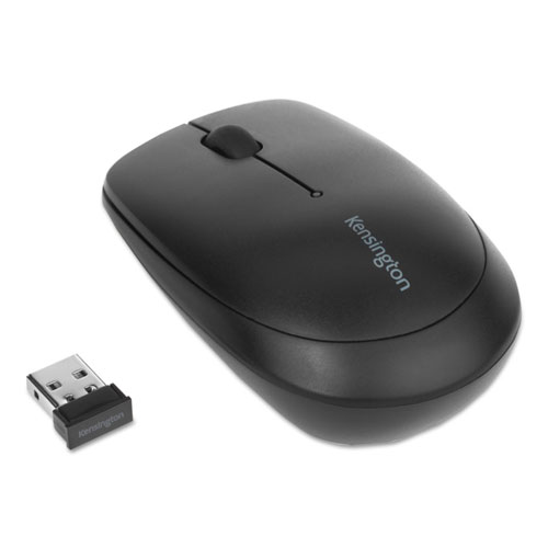 Kensington Pro Fit Wireless Mobile Mouse, 2.4 GHz Frequency/30 ft Wireless Range, Left/Right Hand Use, Black