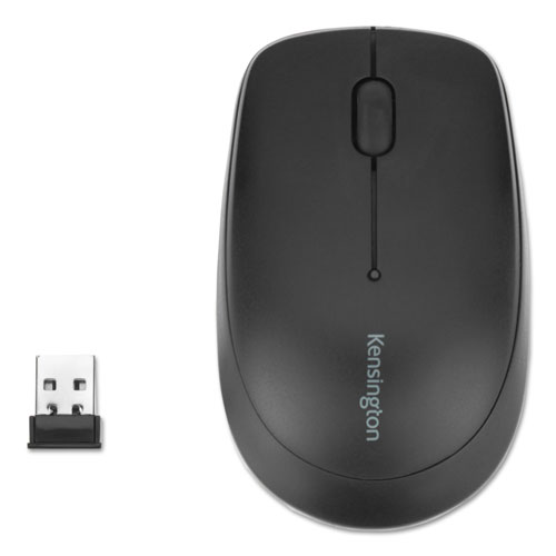 Kensington Pro Fit Wireless Mobile Mouse, 2.4 GHz Frequency/30 ft Wireless Range, Left/Right Hand Use, Black