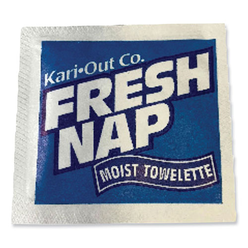 Kari Out Fresh Nap Moist Towelettes, Individually Wrapped, 7 x 5, Citrus Scent, 1,000/Carton