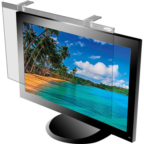 Kantek LCD Protective Filter, 19-20" Monitor, Anitglare, Silver