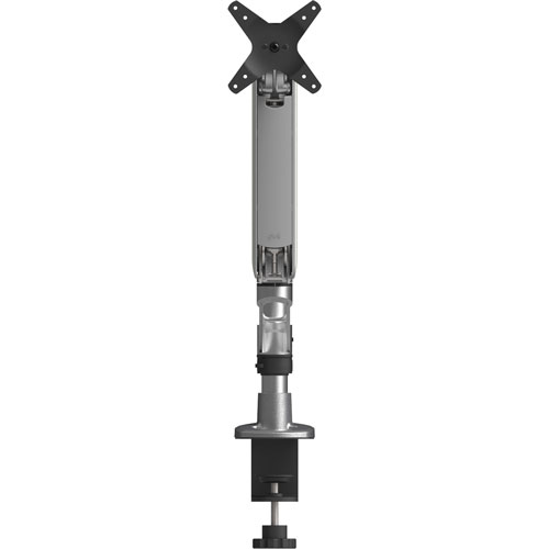 Kantek Monitor Arm, Single, Adjustable, Silver