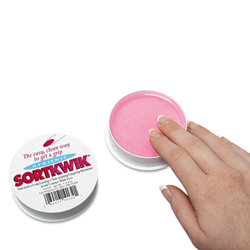 Lee Sortkwik Fingertip Moisteners, 1 3/4 oz, Pink