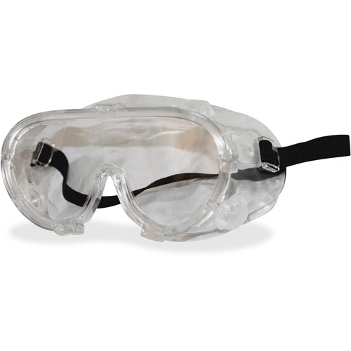 Impact Safety Goggles, No-Antifog, 1 Pair, Clear