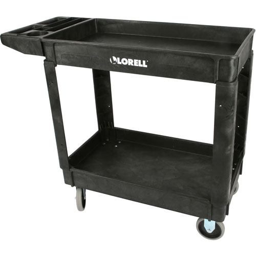 Lorell Utility Cart,w/Built-in Bin,550 lb Cap,37-1/2