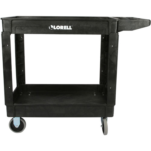 Lorell Utility Cart,w/Built-in Bin,550 lb Cap,37-1/2