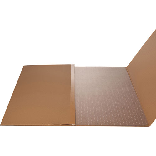 Lorell Rectangular Medium Pile Chairmat, Carpeted Floor, 60