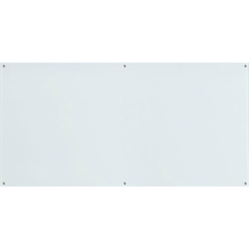 Lorell Dry-Erase Board, Glass, 96"Wx1/10"Lx48"H, White
