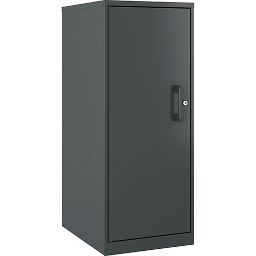 Lorell Storage Cabinet, 3-Shelf, 14-1/4"Wx18"Lx35-1/2"H, Graphite
