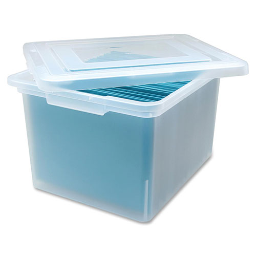 Lorell File Boxes, Legal/Letter, Stackable, 14-1/4