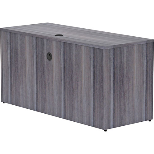 Lorell Credenza Shell, 60"x24"x29-1/2", Weathered Charcoal