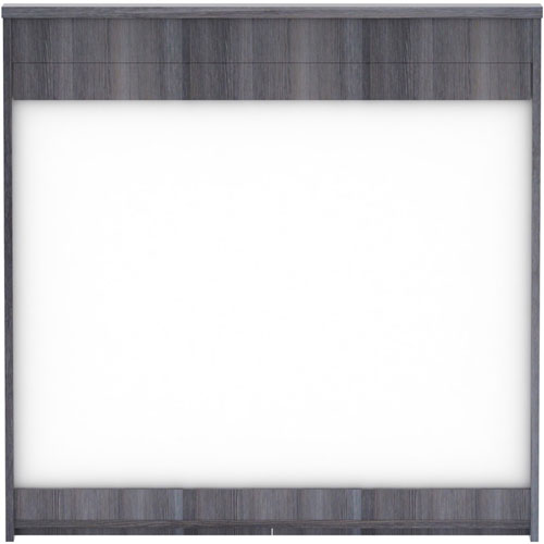 Lorell Dry-erase Whiteboard Presentation Cabinet, Hinged Door, Dry Erase Surface, 1 Each, 47.3
