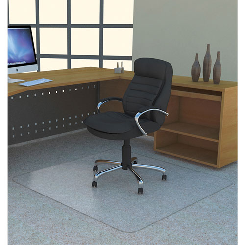 Lorell Polycarbonate Chairmat, Studded, 36