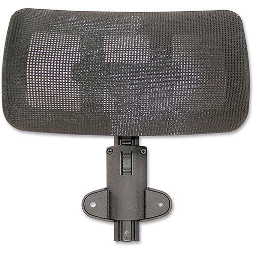 Lorell Optional Headrest, 11-4/5" x 12-3/5" x 6-3/10", Black