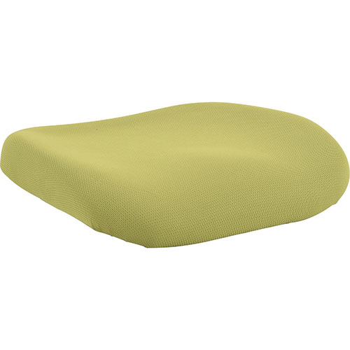 Lorell Seat for Chair Frames, Fabric, 19-7/8"x18-1/8"x2-7/8", Green