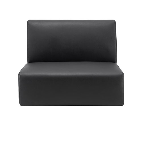 Lorell Contemporary Collection Single Seat Sofa, 25.5