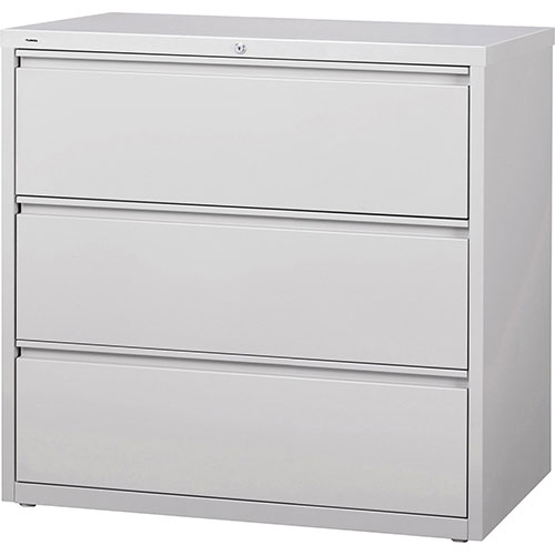 Lorell 3-Drawer Lateral File, Light Gray