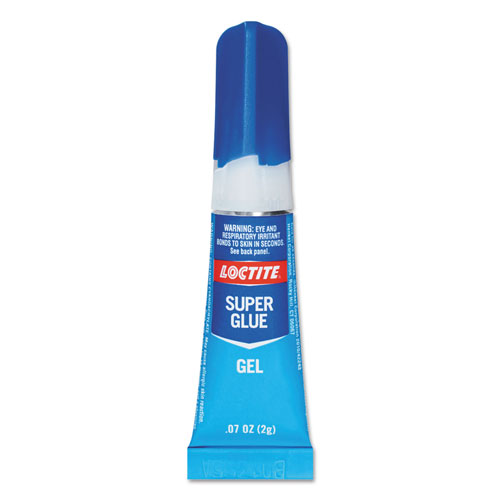 Loctite Super Glue Gel Tubes, 0.07 oz, Dries Clear, 2/Pack