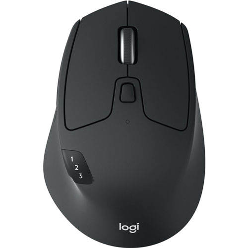 Logitech M720 Triathlon Multi-Device Mouse, Wireless, Black