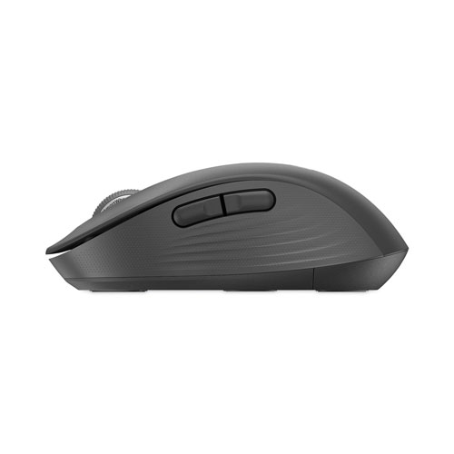 Logitech Signature M650 for Business Wireless Mouse, 2.4 GHz Frequency, 33 ft Wireless Range, Large, Right Hand Use, Graphite