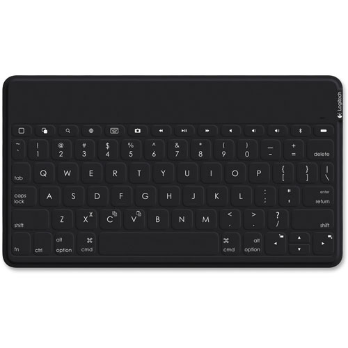 Logitech Keys-to-Go Ultra-Portable Stand-Alone Keyboard, Black