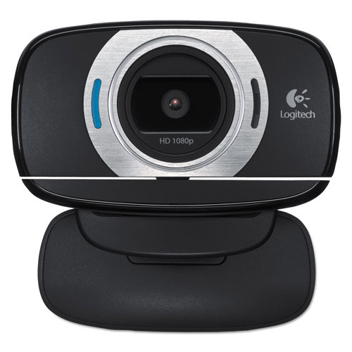 Logitech C615 HD Webcam, 1920 pixels x 1080 pixels, 2 Mpixels, Black