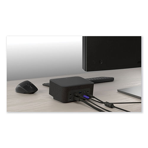 Logitech Teams Logi Dock, 1 HDMI/1 Displayport/2 USB A/3 USB C, Graphite