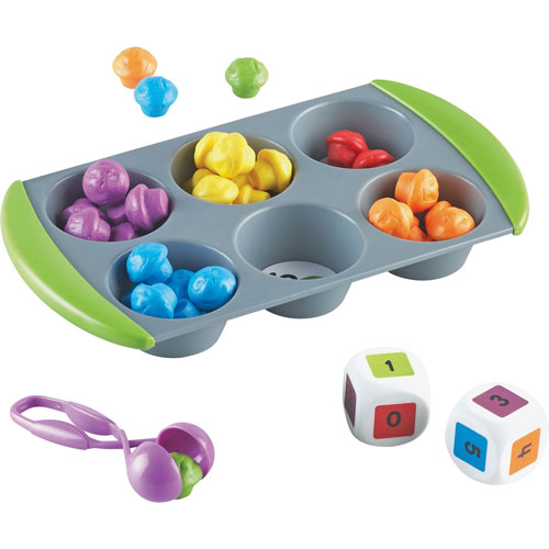 Learning Resources Mini Muffin Match Up Set, Pre K+, Ast