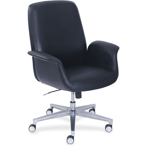 La-Z-Boy Task Chair, ComfortCore Gel, 20-1/4"Wx29"Dx48"H, Black