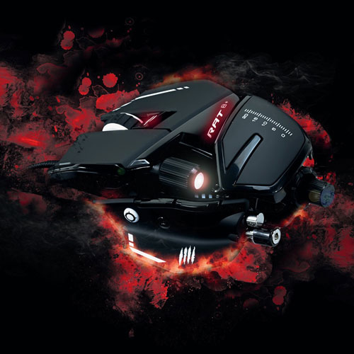 Mad Catz THE AUTHENTIC RAT 8+ GAMING MOU RE-ORDER # MR05DCAMBL00