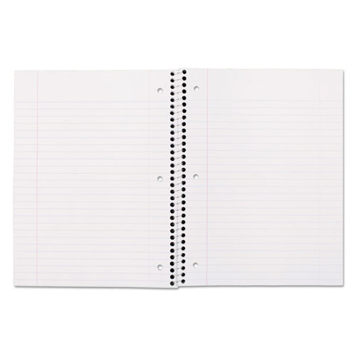 Mead Spiral Notebook, 1 Subject, Wide/Legal Rule, Assorted Color Covers, 10.5 x 7.5, 70 Sheets