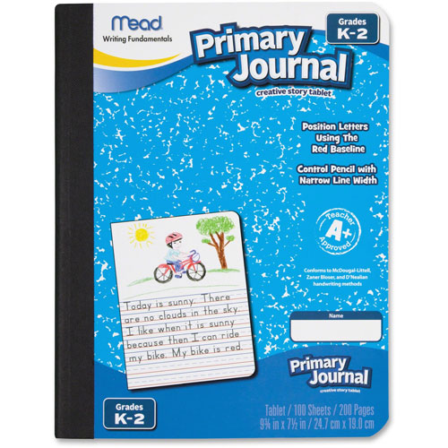 Mead Primary Journal, Composition, 100 Sheets, 7.5" x 9.8", AST