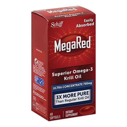 MegaRed® Ultra Concentration Omega-3 Krill Oil Softgel, 40 Count