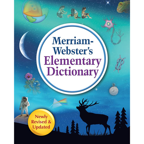 Merriam-Webster Dictionary, Elementary, 8-1/4"Wx10-1/4"Lx1-1/4"H, Multi