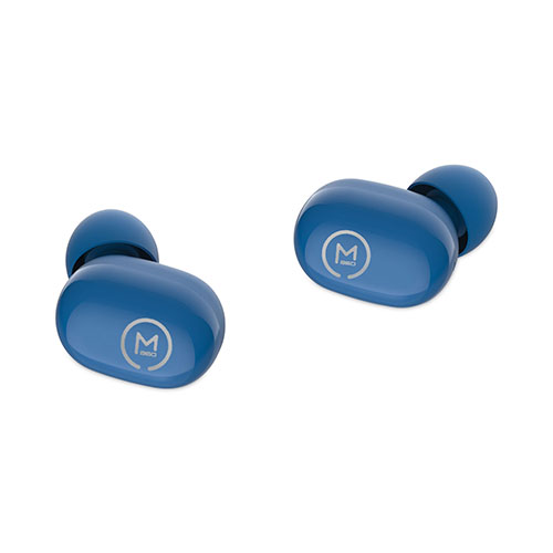 Morpheus 360® Spire True Wireless Earbuds Bluetooth In-Ear Headphones with Microphone, Island Blue