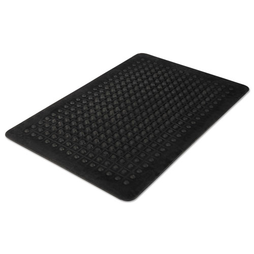Millennium Mat Company Flex Step Rubber Anti-Fatigue Mat, Polypropylene, 24 x 36, Black
