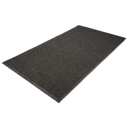 Millennium Mat Company EcoGuard Indoor/Outdoor Wiper Mat, Rubber, 36 x 60, Charcoal