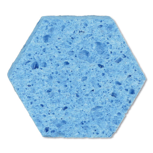 Scotch Brite® Low Scratch Scour Sponge 3000HEX, 4.45 x 3.85, Blue, 16/Carton