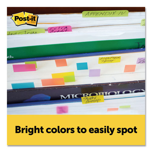 Post-it® Page Flag Markers, Assorted Bright Colors, 50 Sheets/Pad, 10 Pads/Pack