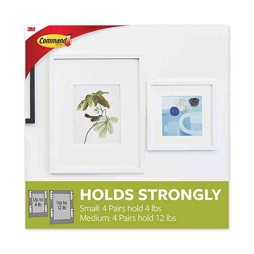 Picture Hanging Strips, Cabinet Pack, Removable, Holds Up to 6 lbs
