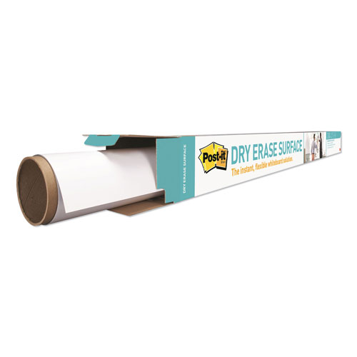 Post-it® Dry Erase Surface with Adhesive Backing, 48" x 36", White