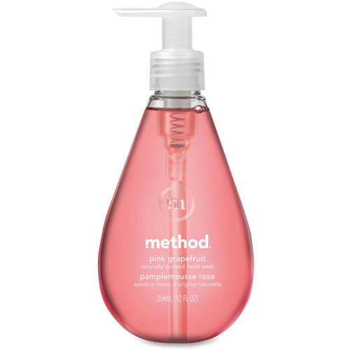 Method Products Gel Hand Wash, Pink Grapefruit, 12 oz Pump Bottle