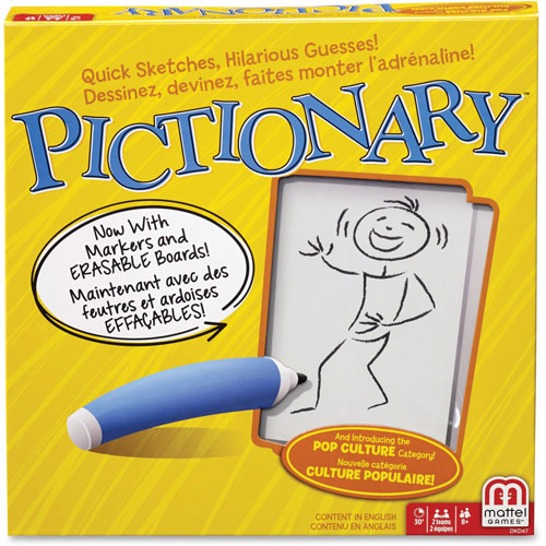 Mattel Pictionary Guessing Game, Ages 8 And Up