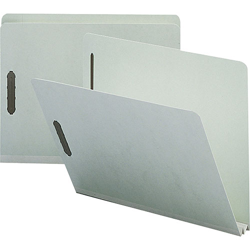 Nature Saver Pressboard Fastener Folder, 25 Pt, 2 Expandable, Letter, 25/Box