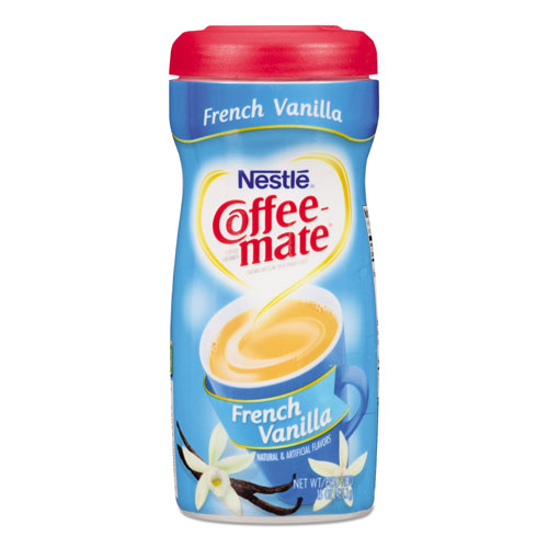 Coffee-Mate® Non-Dairy Powdered Creamer, French Vanilla, 15 oz Canister, 12/Carton
